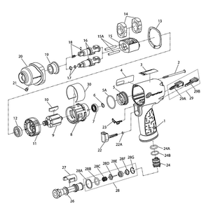 Part Location Diagram of 2131QT-311 Ingersoll Rand Silencer